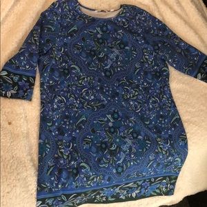 XL Blue floral dress